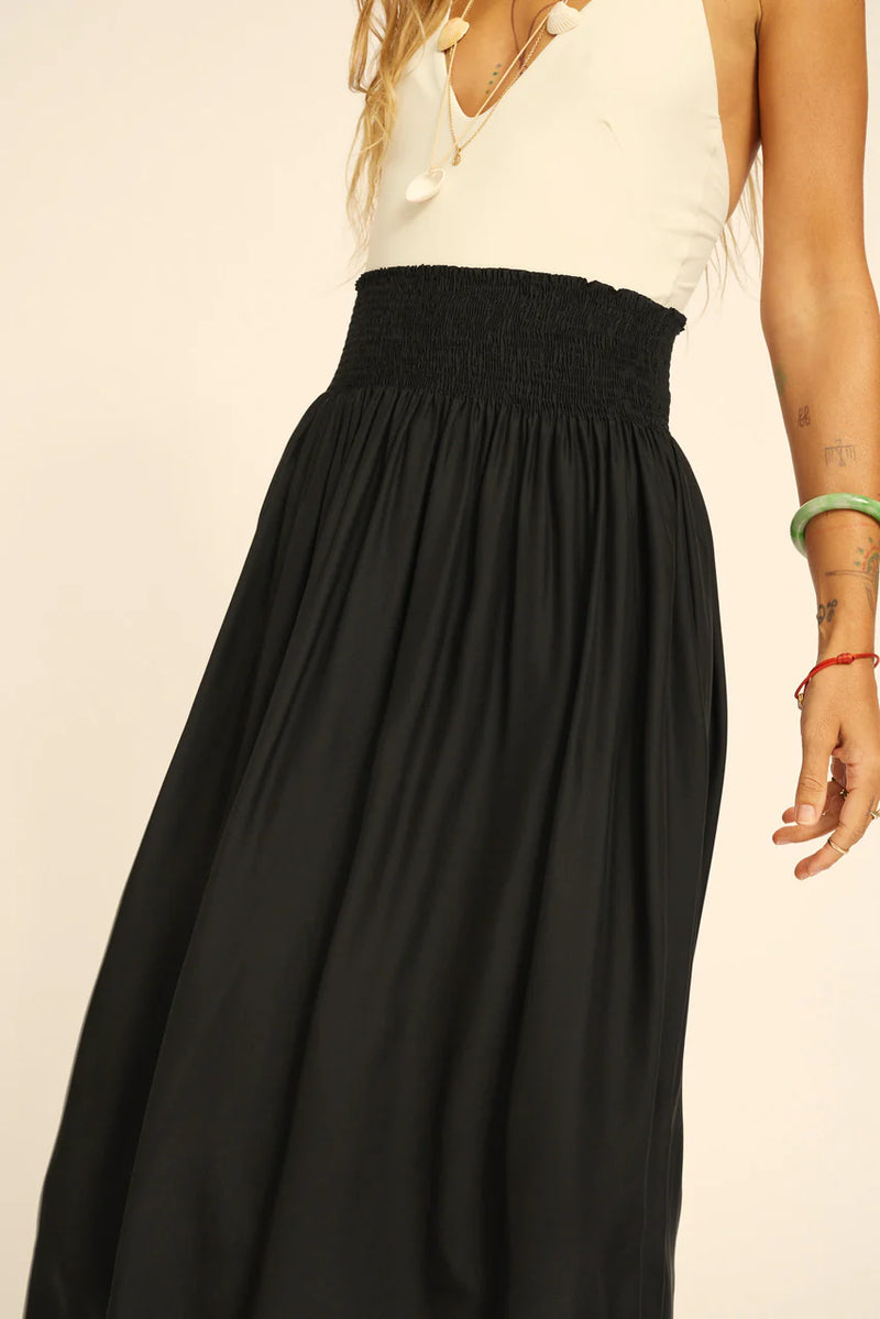 NATALIE MARTIN BELLA SKIRT IN BLACK SILK