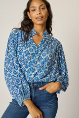 NATALIE MARTIN IRIS TOP IN FLEUR DE LIS