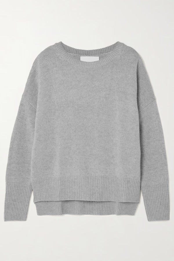 LISA YANG MILA SWEATER IN DOVE GREY