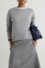 LISA YANG MILA SWEATER IN DOVE GREY