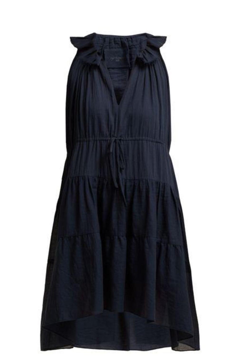 LOUP CHARMANT PATMOS DRESS IN NAVY - EXCLUSIVE