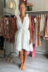 LOUP CHARMANT PATMOS DRESS IN SWISS DOT - EXCLUSIVE