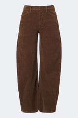 NILI LOTAN TRIBECA PANT IN HAZELNUT CORD