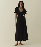 DÔEN ISCHIA DRESS IN BLACK