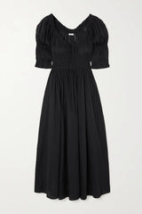 DÔEN ISCHIA DRESS IN BLACK