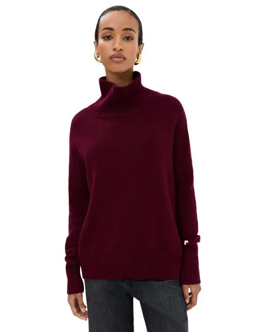 LISA YANG HEIDI CASHMERE TURTLENECK SWEATER